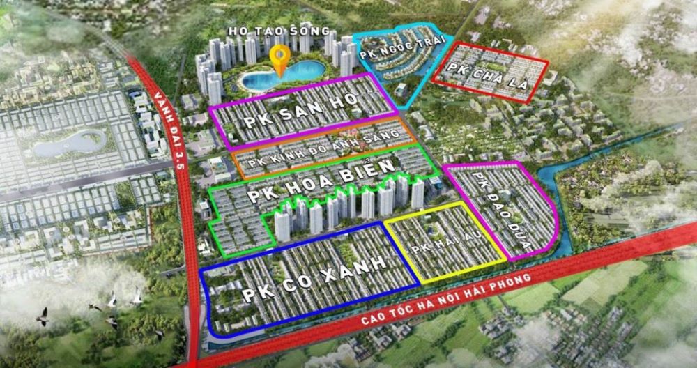 Mặt bằng Vinhomes Ocean Park 2